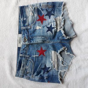 blue short Jean